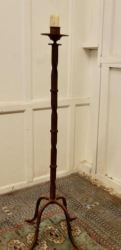 Blacksmith Made Gothic Wrought Iron Floor Lamp (1 of 4) Blacksmith Made Gothic Wrought Iron Floor Lamp (1 of 4)