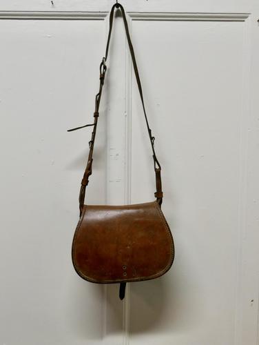 19th Century Leather Game Bag & Cartridge Case, Shooting, Hunting (1 of 5)