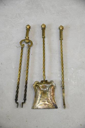 Brass Fire Companion Set (1 of 9) Brass Fire Companion Set (1 of 9)