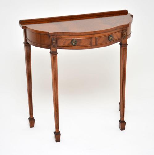 Antique Georgian Style Mahogany Console Table (1 of 8)