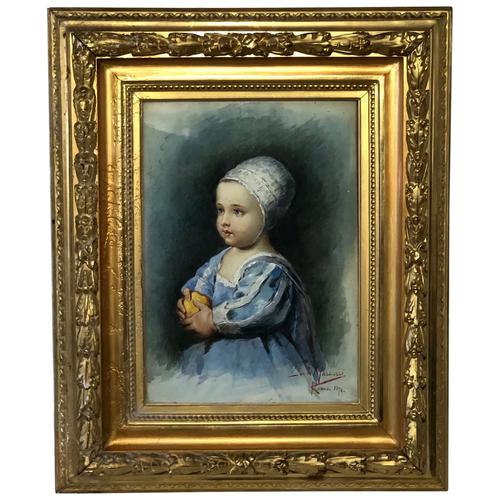 19th Century Watercolour Portrait King James VII Scotland & II of England After Sir Anthony Van Dyck (1 of 12) 19th Century Watercolour Portrait King James VII Scotland & II of England After Sir Anthony Van Dyck (1 of 12)