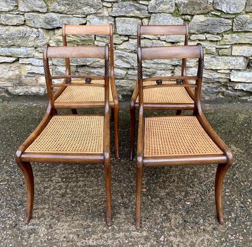 Set of 4 Regency Rosewood Sabre Leg Dining Chairs (1 of 15) Set of 4 Regency Rosewood Sabre Leg Dining Chairs (1 of 15)