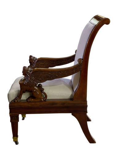 Pair of Library Chairs 19th Century (1 of 5) Pair of Library Chairs 19th Century (1 of 5)