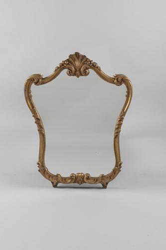 Large French Gilt Overmantle Mirror (1 of 6)