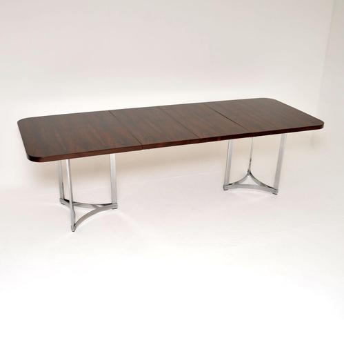 Merrow Associates Dining Table in Rosewood & Chrome (1 of 11) Merrow Associates Dining Table in Rosewood & Chrome (1 of 11)