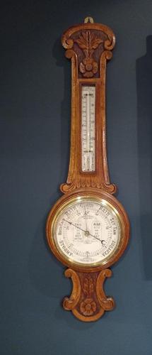 Antique Admiral Fitzroy Banjo Barometer (1 of 8)