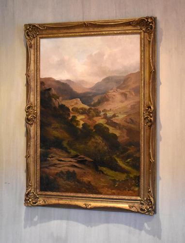 Oil Painting ‘The Lledr Valley’ by Frank T. Carter (1 of 9)