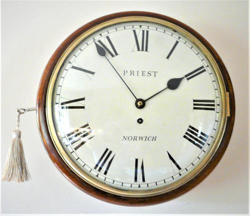 Impeccable 12” English Fusee Dial Timepiece by George Priest 1836 (1 of 10) Impeccable 12” English Fusee Dial Timepiece by George Priest 1836 (1 of 10)