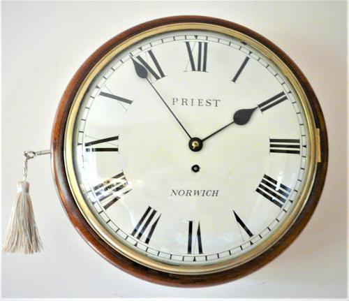 Impeccable 12” English Fusee Dial Timepiece by George Priest 1836 (1 of 10)