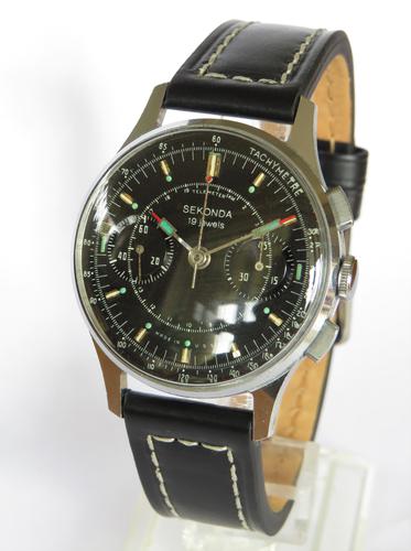 1960s Sekonda Strela 3017 Cosmonaut chronograph (1 of 5) 1960s Sekonda Strela 3017 Cosmonaut chronograph (1 of 5)