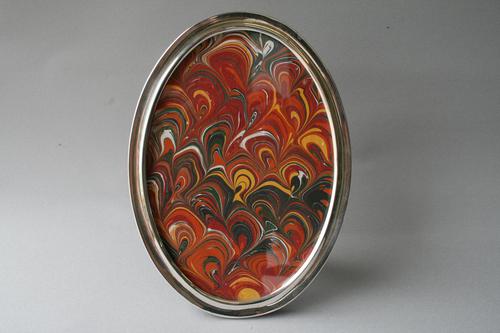 Sterling Silver Oval Photo Frame (1 of 3) Sterling Silver Oval Photo Frame (1 of 3)