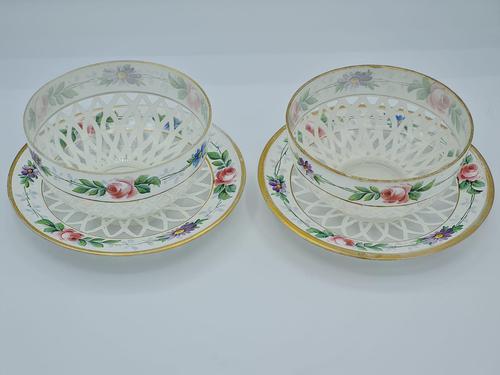 Pair of Bohemian Overlay Glass Bowls (1 of 11) Pair of Bohemian Overlay Glass Bowls (1 of 11)
