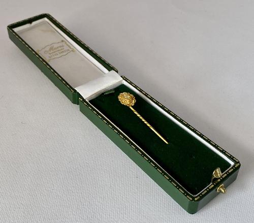 15ct & Diamond Stock or Stick Pin c.1900 (1 of 6) 15ct & Diamond Stock or Stick Pin c.1900 (1 of 6)