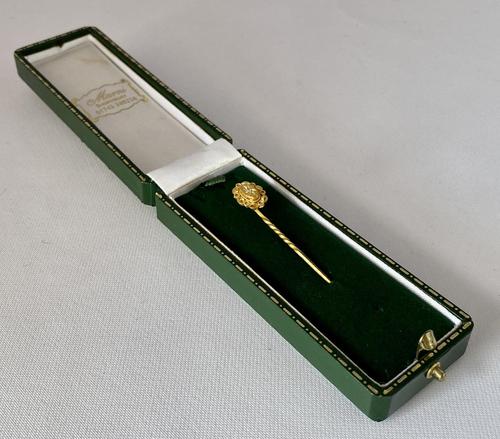 15ct & Diamond Stock or Stick Pin c.1900 (1 of 6)