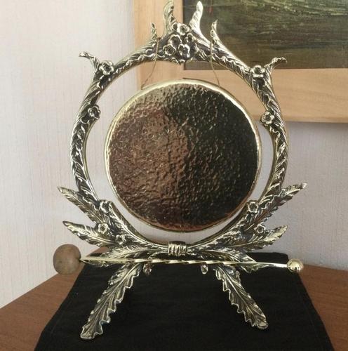 Foliage Design Brass Table Gong (1 of 5) Foliage Design Brass Table Gong (1 of 5)