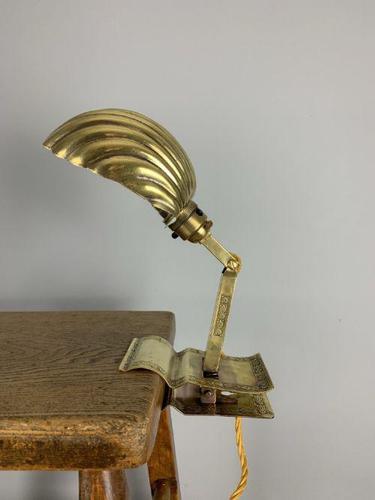 Usa Adjusto ~lite Clip On Desk Table Lamp, C1910. Rewired And Pat Tested (1 of 11)