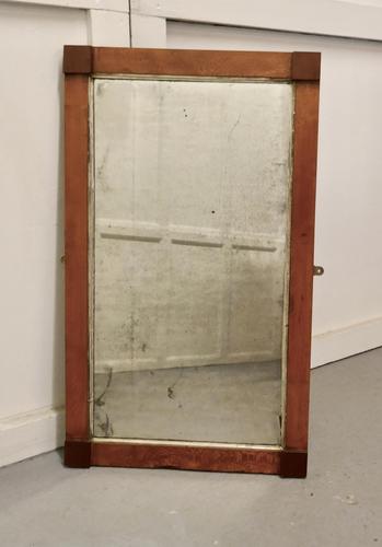 Art Deco Birds Eye Maple & Mahogany Framed Mirror (1 of 5) Art Deco Birds Eye Maple & Mahogany Framed Mirror (1 of 5)