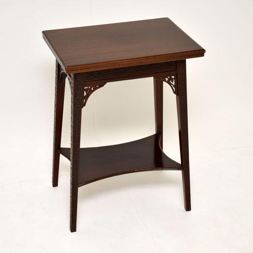 Antique Mahogany Tea / Card Table (1 of 12)