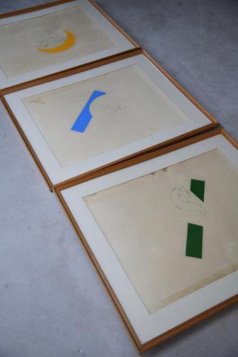 Series of 3 Framed Pastels (1 of 12) Series of 3 Framed Pastels (1 of 12)