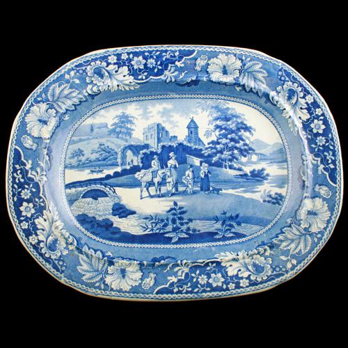 Early 19th Century Comb Back Meat Plate (1 of 8) Early 19th Century Comb Back Meat Plate (1 of 8)