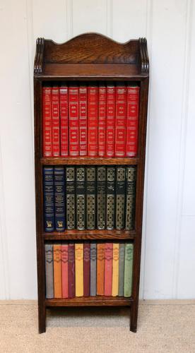 Small Proportioned Solid Oak Open Bookcase (1 of 10) Small Proportioned Solid Oak Open Bookcase (1 of 10)