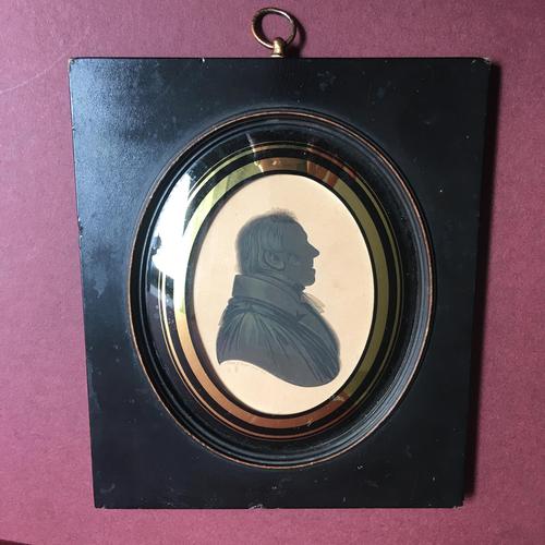 Wonderful John Field Silhouette of a London Rector. Signed & Dated (1 of 10) Wonderful John Field Silhouette of a London Rector. Signed & Dated (1 of 10)
