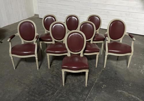 Set of 8 French Dining Chairs Lovely Original Finish (1 of 18) Set of 8 French Dining Chairs Lovely Original Finish (1 of 18)