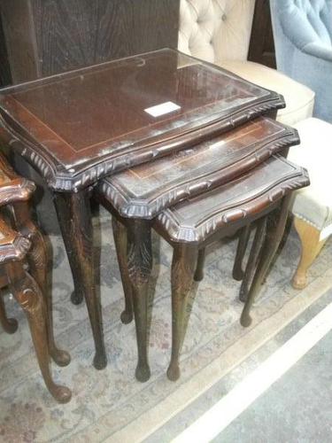Mahogany Nest of 3 Tables (1 of 1) Mahogany Nest of 3 Tables (1 of 1)