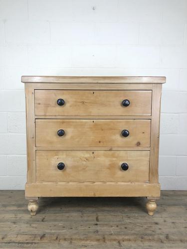 Antique Victorian Pine Chest of Drawers (1 of 9)