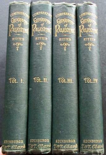 The Geography of Palestine & Sinaitic Peninsula by Carl Ritter - 4 Volume Set 1866 (1 of 1)