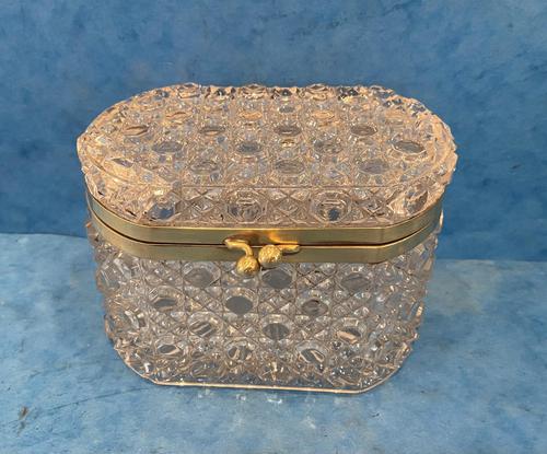 French 19th Century Cut Glass Box (1 of 13) French 19th Century Cut Glass Box (1 of 13)