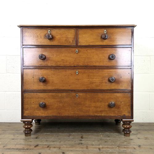 19th Century Mahogany Straight Chest of Drawers (1 of 8) 19th Century Mahogany Straight Chest of Drawers (1 of 8)