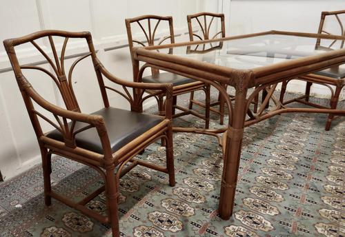 Regency Style Simulated Bamboo Conservatory Table & 6 Chairs (1 of 7) Regency Style Simulated Bamboo Conservatory Table & 6 Chairs (1 of 7)