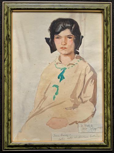 Original Antique Watercolour Portrait Painting of a Girl Guide c.1919 (1 of 9) Original Antique Watercolour Portrait Painting of a Girl Guide c.1919 (1 of 9)