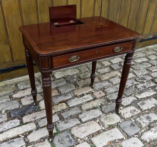 Gillows Small Mahogany Writing Table (1 of 6)