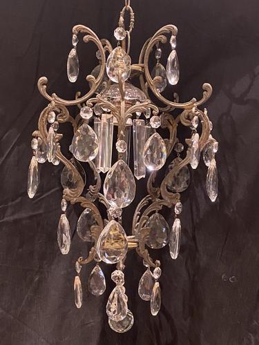 One Light Italian Open Lantern Chandelier (1 of 8) One Light Italian Open Lantern Chandelier (1 of 8)