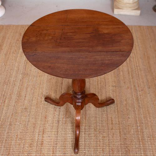 Drop Leaf Tripod Table 19th Century Mahogany (1 of 9)