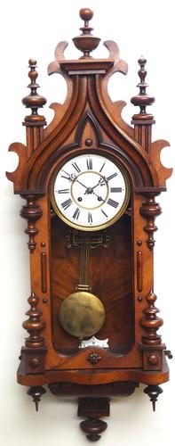 Wow! Antique German Spring Driven Striking 8-day Vienna Wall Clock by Peerless (1 of 12) Wow! Antique German Spring Driven Striking 8-day Vienna Wall Clock by Peerless (1 of 12)