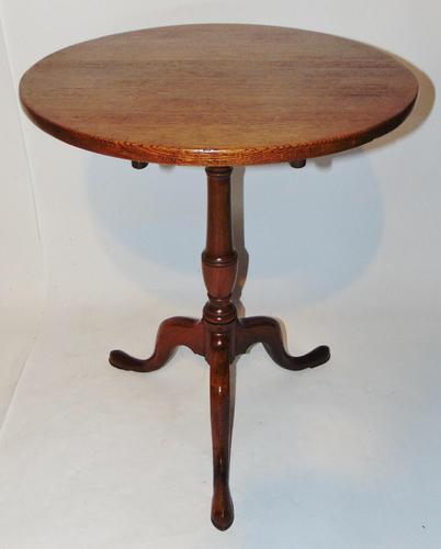 Georgian Oak Tripod Table (1 of 7)