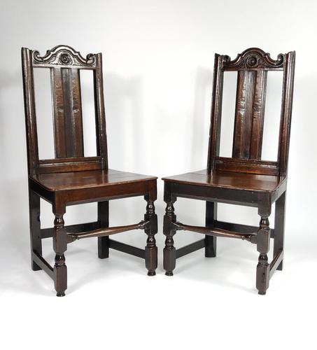 Pair of Late 17th Century Chairs (1 of 8) Pair of Late 17th Century Chairs (1 of 8)