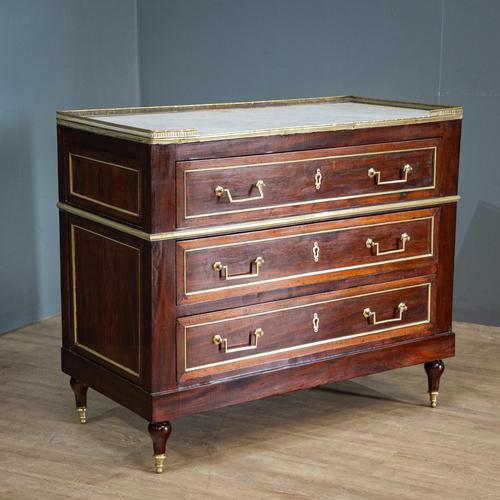 Louis XVI Mahogany Commode (1 of 12)