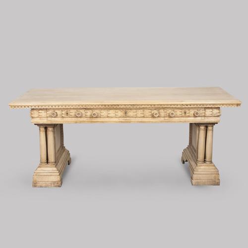 19th Century Bleached Walnut Table (1 of 5) 19th Century Bleached Walnut Table (1 of 5)