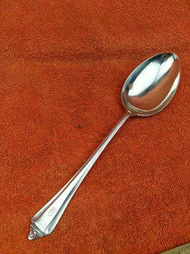 Sterling Silver Hallmarked 1941, Serving Spoon, Sheffield, A E Poston & Co Ltd. (1 of 8)