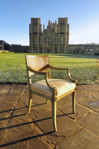 French Painted Regency Elbow Chair (1 of 9) French Painted Regency Elbow Chair (1 of 9)