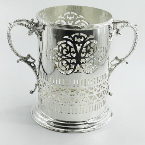 Hawksworth Eyre Antique Silver Plated Soda or Wine Bottle Stand (1 of 5) Hawksworth Eyre Antique Silver Plated Soda or Wine Bottle Stand (1 of 5)