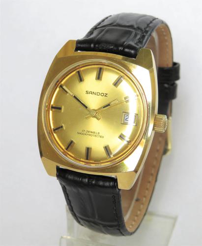 Gents 1970s Sandoz Wrist Watch (1 of 5)