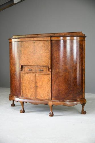 Early 20th Century Walnut Writing Cabinet (1 of 12)