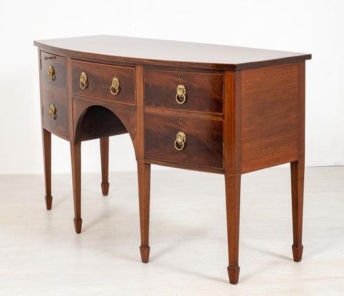 Regency Style Mahogany Bow Sideboard (1 of 8)