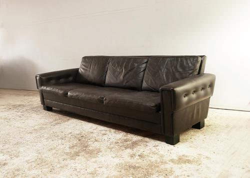 1970’s Danish Leather 3 Seat Sofa (1 of 6) 1970’s Danish Leather 3 Seat Sofa (1 of 6)