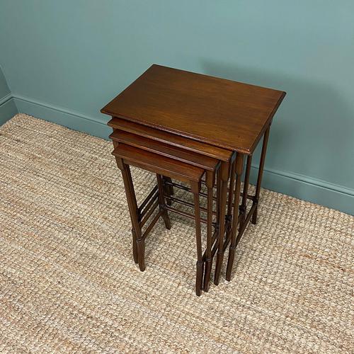 Stunning Set of Four Edwardian Antique Nest of Tables (1 of 5) Stunning Set of Four Edwardian Antique Nest of Tables (1 of 5)